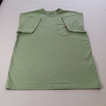 Carhartt Loose Fit K87-M Men’s Green Cotton T-Shirt Pocket Short Sleeve Size M image 8