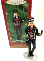 HALLMARK Barbie Harley Davidson 4&quot; 1999 Christmas Ornament - £15.57 GBP