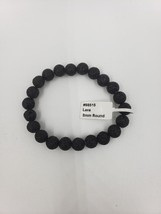 Lava Stone 8mm Bead Stretch Bracelet - $7.42