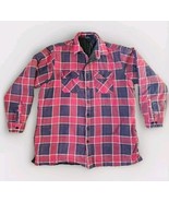 Vtg Woodland Tall Man Button Up Flannel Shirt Jacket Size XLT Work Wear ... - €12,85 EUR