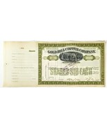 Gold Hill Copper Co Stock Certificate, Mining Stock: Certificate #B51 - ... - $90.00