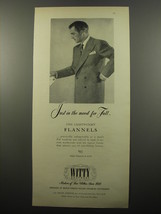 1950 Witty Brothers Lightweight Flannel Suit Ad - Just in the mood for fall - £14.54 GBP