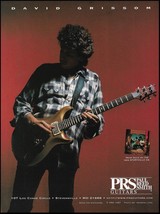 David Grissom 1997 Storyville PRS guitar ad 8 x 11 advertisement print - $4.01