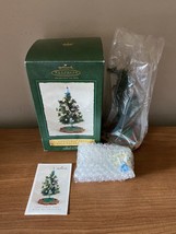 NEW 2002 Hallmark Keepsake Ornament CHRISTMAS TREE WITH DECORATIONS Mini... - $19.79