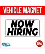 NOW HIRING Heavy Duty Vehicle Magnet Truck Car Sticker Decal Sign USA EM... - $19.79+