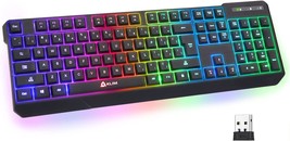 Klim Chroma Wireless Gaming Keyboard Rgb New 2022 Version For Pc.Ps5 Ps4 Xbox - £35.90 GBP