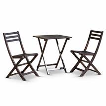 DTY Outdoor Living Twin Lakes 3-Piece Eucalyptus Café Bistro Set - Natural Oil,  - £117.99 GBP+