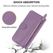 For Samsung S23+ S22 Ultra A13 A53 5G Leather Wallet Strap Flip back Case - £41.15 GBP