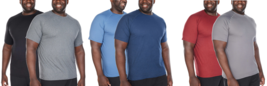 Glacier Performance Men&#39;s UPF 30 Moisture Wicking Short Sleeve T-Shirts ... - $10.39+