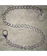 22&quot; Silver Rhodium Heavy-Duty Biker Trucker Cuban Wallet Chain w/ Clasp - €18,23 EUR