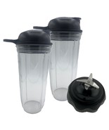 32oz Cups Lids &amp; Blade Compatible with NutriBullet Pro 1000 Combo Select... - $778.54 MXN