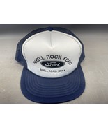 Vintage Ford Dealer Trucker Snapback Hat Shell Rock Iowa IA Mesh Back Ca... - €20,41 EUR