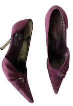 BCBGirls Suede Shoes; Size 6, Purple, 4&quot; Heel - £12.47 GBP