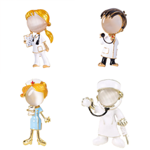 NHS Doctor Nurse Alloy Brooches - £11.31 GBP