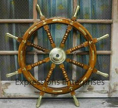 Ancre grand bateau volant en bois 36 pouces bateau de pirate nautique de... - $160.07