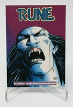 Rune 1993 Malibu Comics Ultraverse #0 RUNE Comic Trading Card NM/M HTF - £3.86 GBP