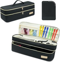 Double layer Hair Tools Travel Bag with Heat Resistant for Revlon One Step Hair  - £37.29 GBP
