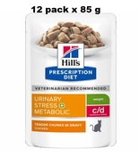  Hills Prescription Diet Cat C/D Urinary Multicare Stress Metabolic with... - $64.99