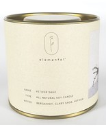 Illume Vetiver Sage Natural Tin Candle 8oz - £25.80 GBP