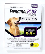 Foster And Smith Fiprotrol Plus For Dogs 45-88lbs 3 Month Kills Fleas Ti... - £26.91 GBP