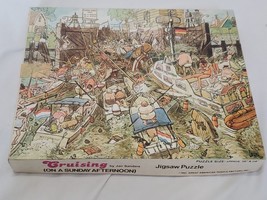 VINTAGE 1983 Cruising on a Sunday Afternoon 550 Piece Jigsaw Puzzle - £11.67 GBP
