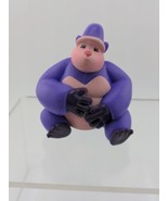  Disney Doc McStuffins Gloria Gorilla Figure Purple Monkey Rare Find 2 inch - £17.14 GBP