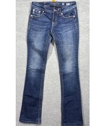 Miss Me Womens Jeans Size 27 Signature Rise Slim Boot Bling - $19.80