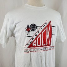 Vintage Conference Volleyball Champs 1989 Brodhead T-Shirt Large Deadstock 80s - £17.27 GBP