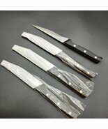 Set of 4 Calphalon CLASSIC 4.5&quot; Serrated Stainless STEAK Knife w/ 3-Rive... - $70.21 CAD