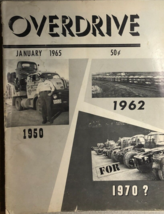 OVERDRIVE vintage Trucking Magazine  January 1965 - £39.10 GBP
