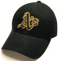 Oakland Athletics A&#39;s MLB Fan Favorite MVP Black Hat Cap Hat Men&#39;s Adjustable - £18.09 GBP
