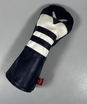 Callaway Golf Vintage Synthetic Leather Fairway Headcover Blue White - $11.87