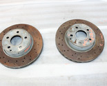 2008-2011 MERCEDES W204 C300 RWD FRONT LEFT AND RIGHT DRILLED ROTOR PAIR... - $115.00