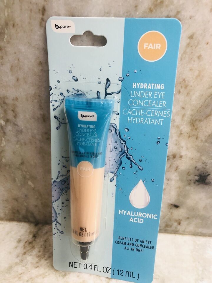 b.pure Hydrating Under Eye Concealer-All in 0ne-Hyaluronic Acid 0.4floz-Fair