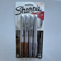 Sharpie Permanent Markers Fine Point Assorted 4/Pack (1835559) 520182 - £8.68 GBP