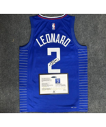 Kawhi Leonard SIGNED Los Angeles Clippers #2 NBA Signature Jersey/Shirt ... - £86.29 GBP