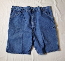 Men&#39;s 46 Wrangler carpenter utility  blue denim jean shorts - £5.87 GBP