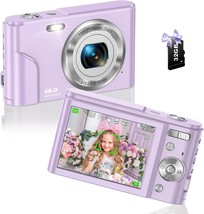 Digital Camera Autofocus 48 MP FHD 1080P Small Digital Camera for Kids Video Cam - £93.60 GBP