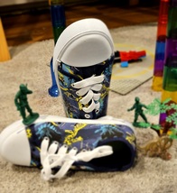 NEW Kids Sz 13 Dinosaur Printed Sneakers (FREE Shipping + Free Gift) - £16.23 GBP