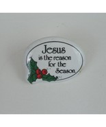 Jesus Is The Reason For The Season Lapel Hat Pin - $11.61 CAD