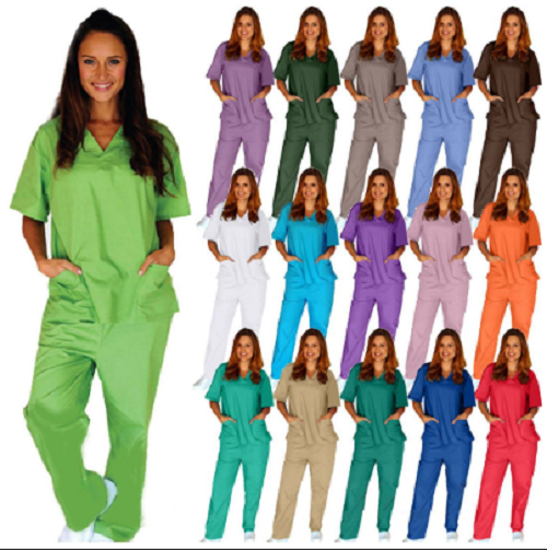 99Medical Nursing Scrub Set NATURAL UNIFORMS Men Women Unisex Top Pants ... - $22.99