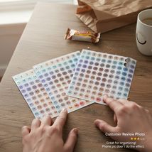 Number Stickers 1-100, 500 PCS Reflective Laser Self-Adhesive Small Roun... - $11.48 CAD