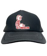 TRUMP PISS ON BIDEN FUNNY Trucker Hat Cap Foam Baseball Logo Mesh HF0234 - $15.83