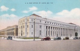 St. Louis Missouri MO U. S. Post Office 1944 to Washington KS Postcard D06 - $2.99