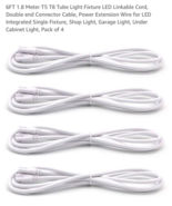 T5 T8 LED Lamp Connectors  4 Pack Double End 3 Pin Wire Ceiling Lights - €21,38 EUR