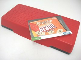 Scrabble Slam Card Game in Plastic Storage Tray Container Hasbro 2008 - £5.15 GBP