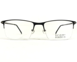 Scott Harris Eyeglasses Frames SH-578 C3 Gray Square Half Rim 55-18-140 - £44.80 GBP