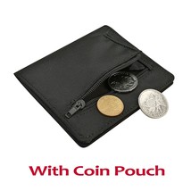 Super Slim Small Nylon Wallet Men Male Ultra Thin Mini Zipper Coin Purse Student - £19.63 GBP