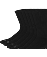 2025 DICKIES BLACK SIZE 6-12 ALL PURPOSE CUSHIONED CREW WORK SOCKS 3 PAIRS - $241.55 MXN