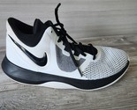 Nike Mens 7.5 Air Precision II AA7069-100 White Black Basketball Shoes S... - $27.61